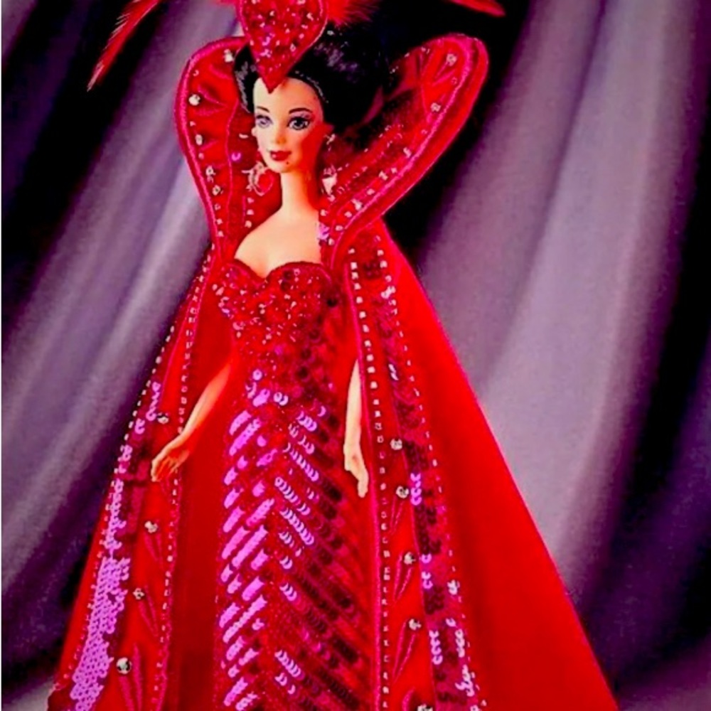 NIB 1994 Queen of Hearts Bob Mackie Barbie Doll, made for Mattel, #12046